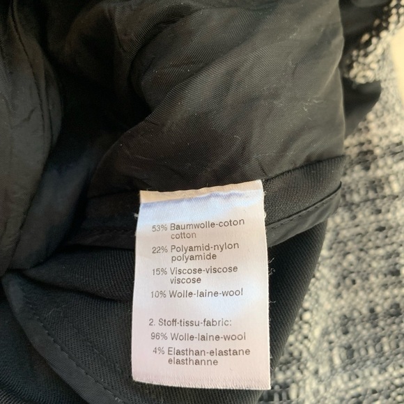 Akris Punto Zip Up Tweed Belted Jacket Size 10 - Picture 4 of 8